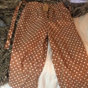 Polka Dot Wide leg pants